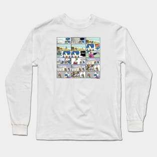 Asplenia Studios: Striptunes #3: "Monosyllabic Girl" Long Sleeve T-Shirt